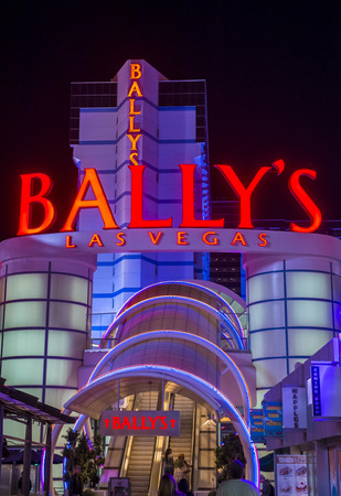 LAS VEGAS - NOV 24 : The Ballys hotel on November 24 , 2016 in Las Vegas. The Ballys is located on the Strip and has over 2,800 roomsのeditorial素材