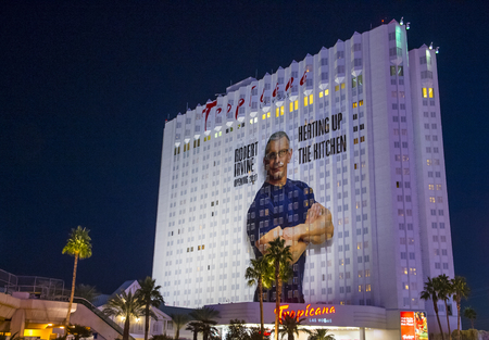 LAS VEGAS - NOV 24 : The Tropicana hotel and casino on November 24 , 2016 in Las Vegas. The Tropicana opened in 1957 and it is the one of the oldest hotels on the Las Vegas Strip.のeditorial素材