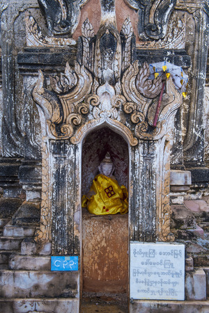 KAKKU, MYANMAR - SEP 08 2017: The Kakku pagoda in Shan state Myanmar on September 08 2017 , The Kakku pagoda contains more than 2,500 stupasのeditorial素材