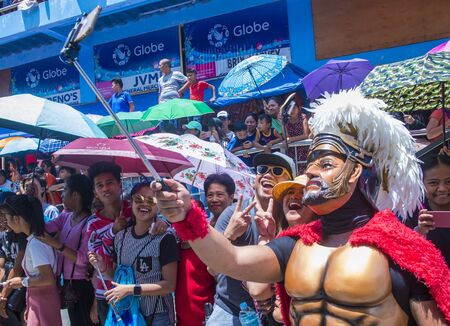 BOAC , PHILIPPINES - MARCH 30 : Participant in the Moriones festival in Boac Marinduque island the...