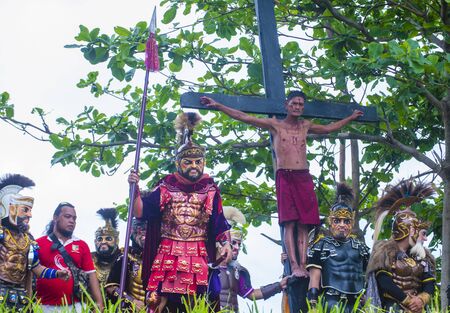 BOAC , PHILIPPINES - MARCH 30 : Participants in the Moriones festival in Boac Marinduque island the...