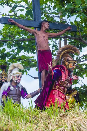BOAC , PHILIPPINES - MARCH 30 : Participants in the Moriones festival in Boac Marinduque island the...