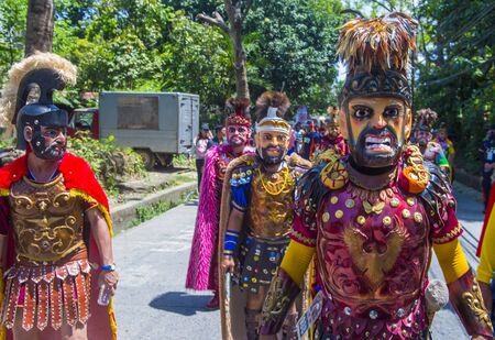 BOAC , PHILIPPINES - MARCH 30 : Participants in the Moriones festival in Boac Marinduque island the...