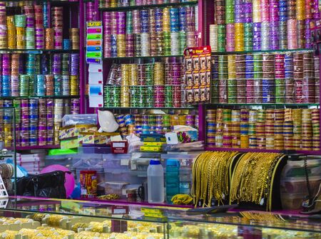 SINGAPORE - FEB 24 : Shop in Little India, Singapore on February 24 2018 Little India is an ethnic district in Singapore. It is located east of the Singapore Riverのeditorial素材