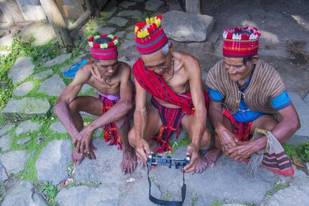 BANAUE, PHILIPPINES - MAY 02 : People from Ifugao Minority in Banaue the Philippines on May 02 2018....