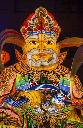 SEOUL - MAY 11 : Colorful lantern decoration at cheonggyecheon stream during the Lotus Lantern Festival in Seoul Korea on May 11 2018. The festival is a celebration of the birth of Buddhaのeditorial素材
