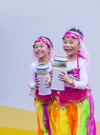SEOUL - MAY 10 : Participants in a Culture Performance during Lotus Lantern Festival in Seoul , Korea on May 10 2018  The festival is a celebration of the birth of Buddhaのeditorial素材