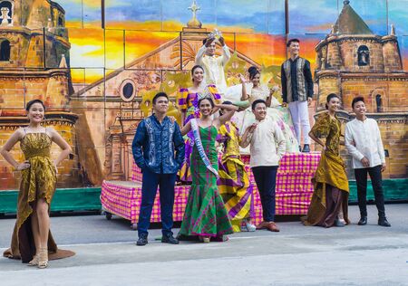 ILOILO , PHILIPPINES - JAN 27 : Participants in the Dinagyang Festival in Iloilo Philippines on...