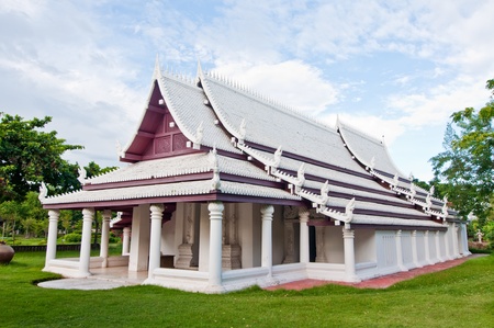 The Sukhothai Wihan building, Thailand.の写真素材