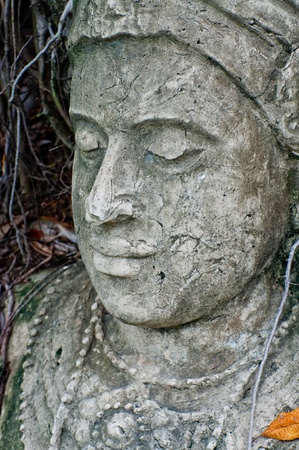 Face of graven image , Thailand.の写真素材