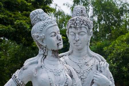 Thai style sculture in the garden, Thailand.