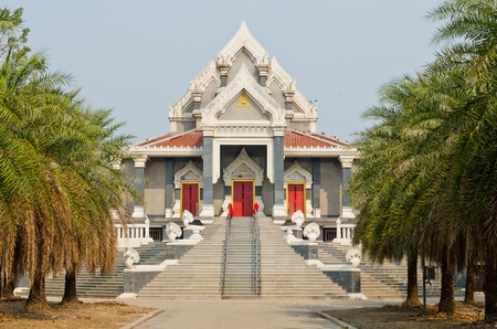 Thai style building in Saraburi province, Thailand.のeditorial素材