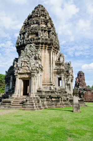 The Principal Tower at Phimai Historical Park, Thailand の写真素材