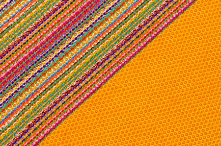 Texture of handmade Thai style cloth, Thailand.