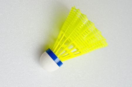 Shuttlecocks for badminton on white screen, Thailandの写真素材