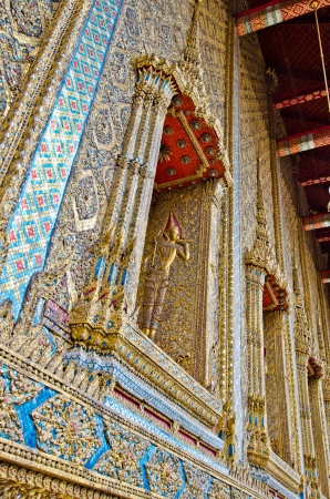 Landscape of Wat Phra Kaew temple, Thailand のeditorial素材