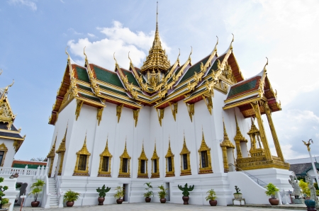 Aphorn Pimok Prasat Hall at Wat Phra Kaew Temple, Thailand の写真素材