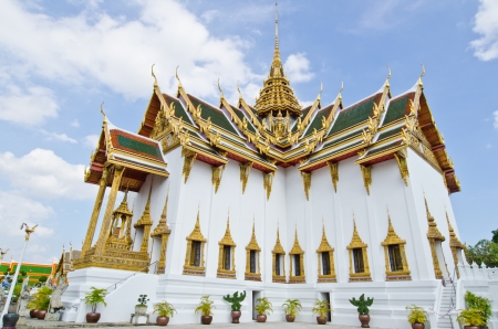Aphorn Pimok Prasat Hall at Wat Phra Kaew Temple, Thailand の写真素材