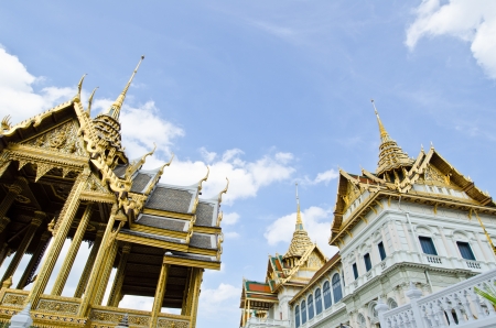 Royal grand palace at Wat Phra Kaew temple, Thailand のeditorial素材