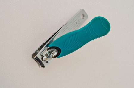 Nail Clipper on white screen, Thailand の写真素材