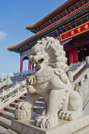 Landscape of Chinese temple in Thailandのeditorial素材