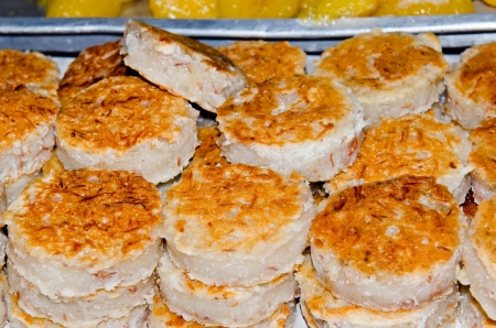 Ba-Bin, Thai style sweetmeat, Thailand.の写真素材