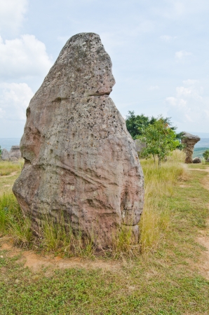 Mor Hin Khao, Thai Style Stone Henge in Thailand.の写真素材