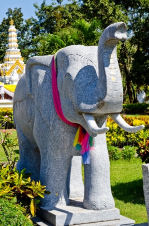 Elephant statue at the park, Thailand.の写真素材