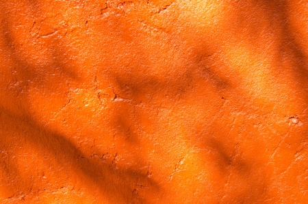 Texture of orange wall, Thailand.