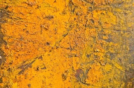 Texture of yellow iron, Thailand の写真素材