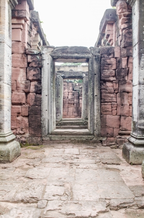Some Detail of Phimai Historical Park, Thailand.の写真素材
