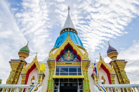 Beautiful pagoda at Khaodin temple, Thailandの写真素材