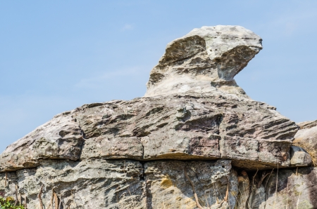 Amazing Shape of Rock at Pa Hin Ngam National Park, Chaiyaphum Province, Thailandの写真素材