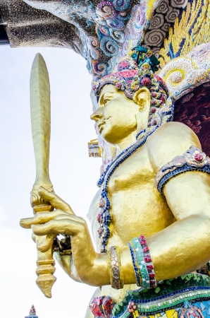 Beautiful Thai style statue, Thailandの写真素材