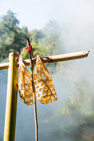 Egg Basket for Boiling, Thailandの写真素材