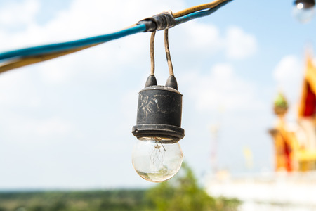 Old lightbulb, Thailandの写真素材