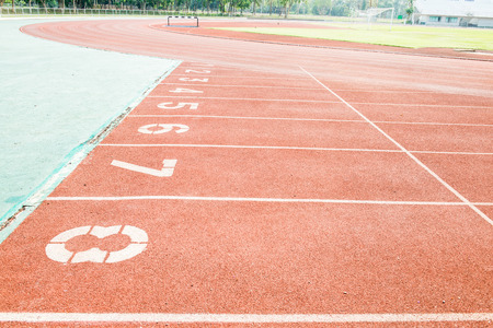 Start point of running track, Thailand