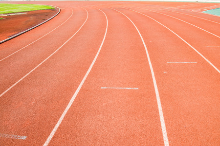 Red running track, Thailand