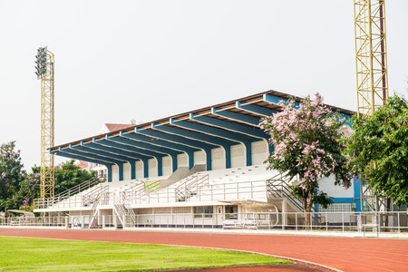 Running track with concrete stand, Thailandのeditorial素材