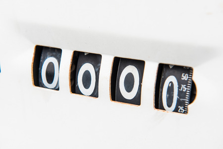 Number of oil pump meter, Thailandの写真素材