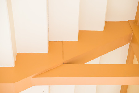 Bottom of reinforced concrete stair, Thailandの写真素材