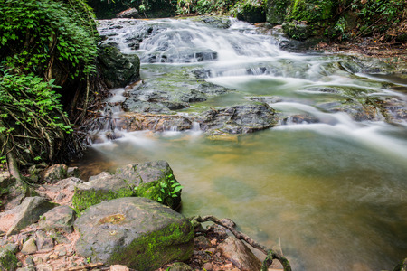 Sarika Waterfall, Thailandの写真素材