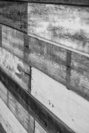 Background of old wooden wall, Thailand.の写真素材