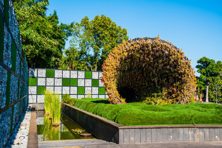 Belgium Style Park in Royal flora Park, Thailand.の写真素材