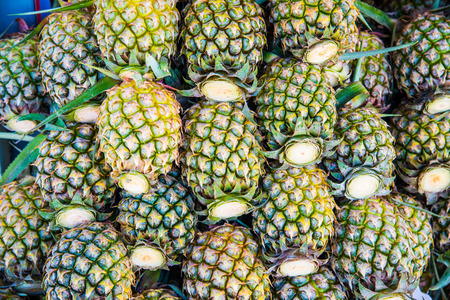 Fresh Pineapples, Thailandの写真素材
