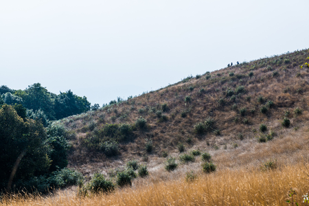 Kew Mae Pan view in Doi Inthanon Natural Park, Thailandの写真素材