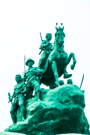 The Monument of King Naresuan, Thailandのeditorial素材