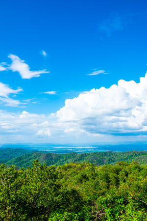 View Point of Phayao Lake, Thailandの写真素材