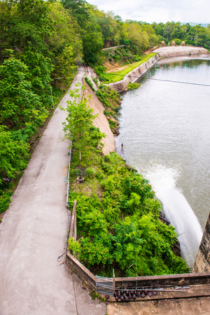 Landscape view of Kio Lom dam, Thailandの写真素材