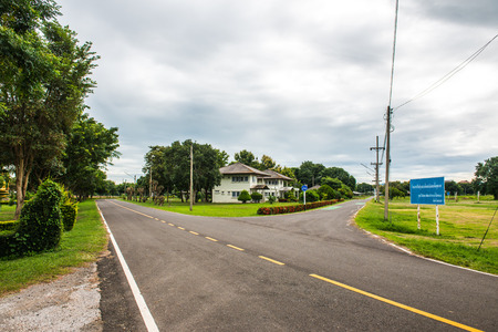 Running Road, Thailand.の写真素材
